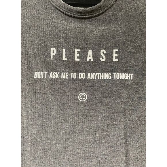 good hYOUman Gray Crewneck Sweatshirt, Graphic, Sz XS - Picture 2 of 6